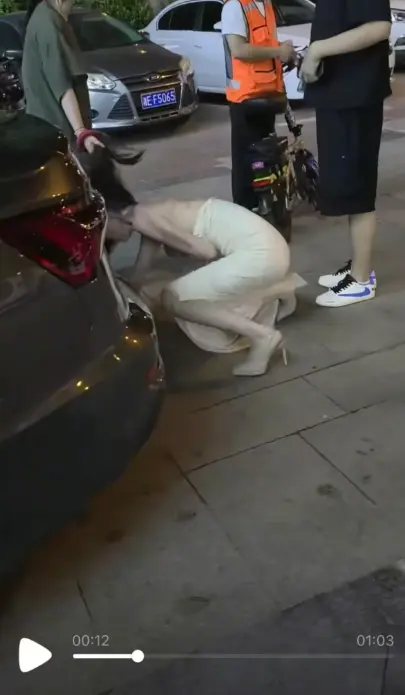 《白裙女子被抓头发跳河》《白衣女子被揪头发跳河》《湘E白裙女子被扯头发跳河求生完整后续》相关资源图片