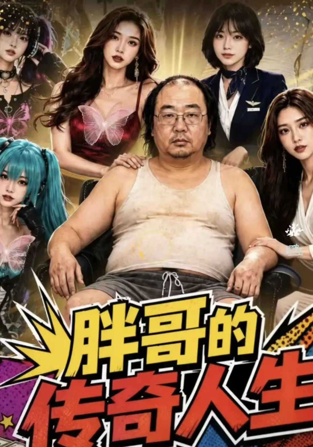 黄果魔改ai短剧《胖哥的传奇人生》全集无广告在线观看-胖哥的传奇人生夸克迅雷网盘免费下载-200斤胖子逆袭幸福生活太解气